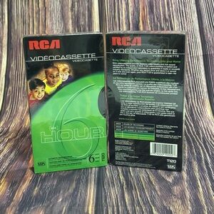 RCA VHS factory sealed (blank) 6 hour tape- Lot of 2